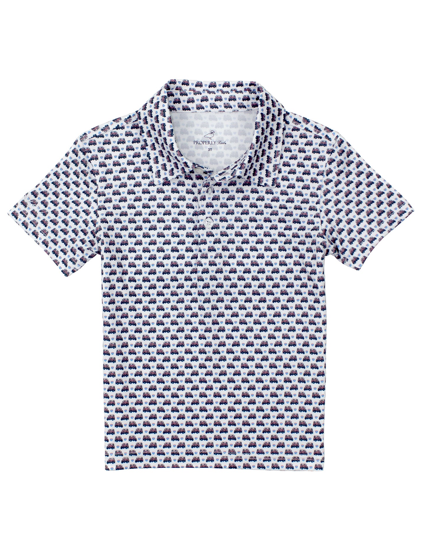 Properly Tied Road Trip Inlet Polo
