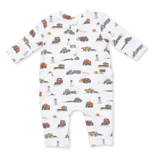 Angel Dear Farm Machines Romper