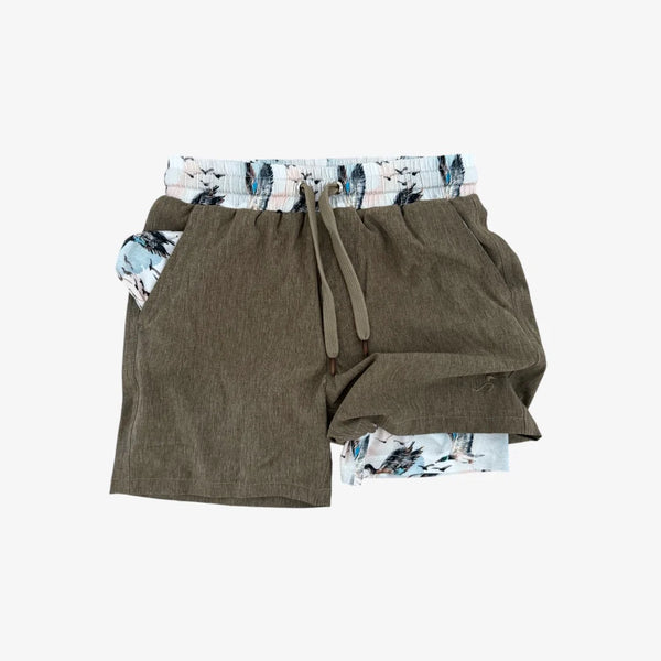 Velvet Fawn Mallard Sky Hamilton Athletic Short