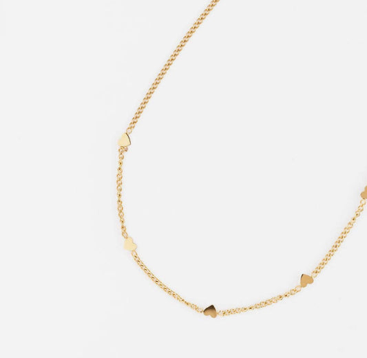 Pip Pop Post Mini Heart Necklace