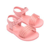 Mini Melissa Pink Glitter Sandal