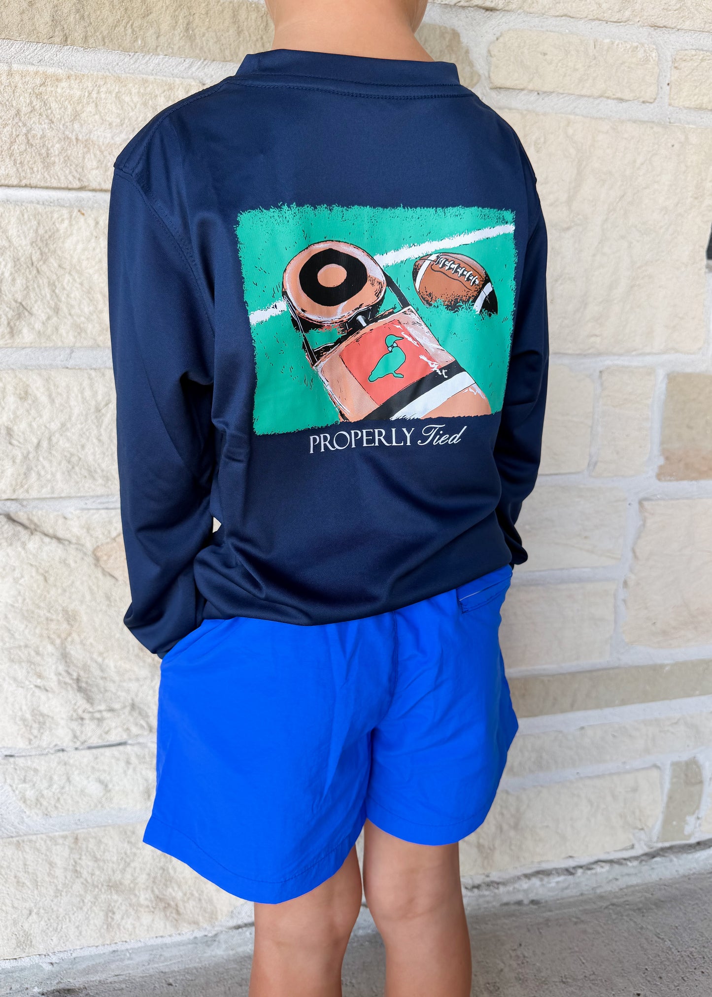 Properly Tied First Down LS Tee