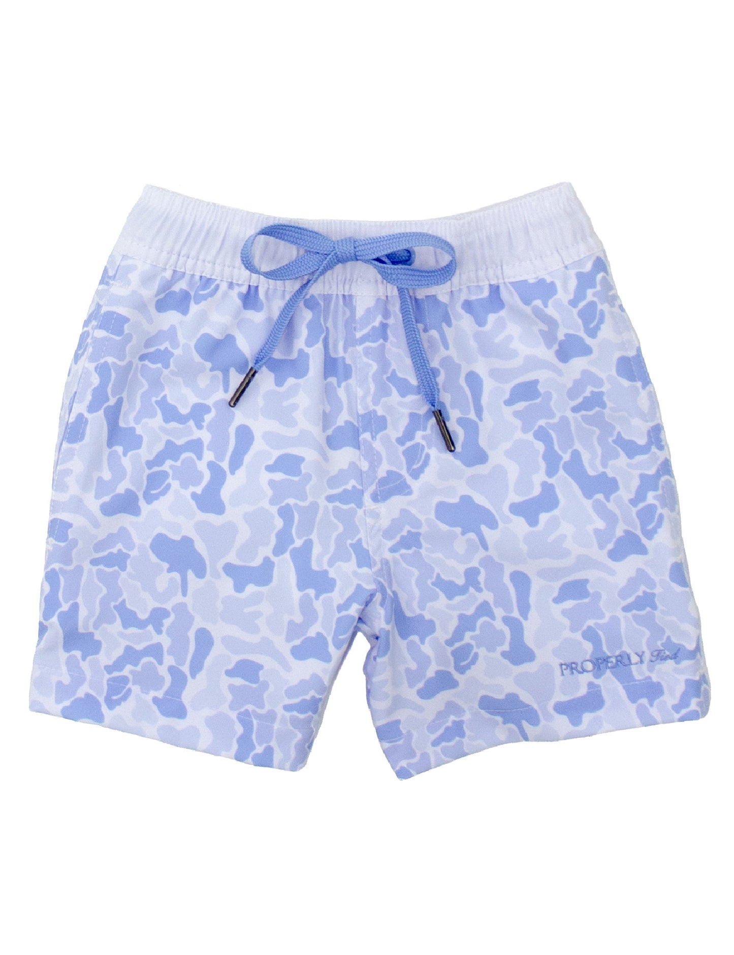 Properly Tied River Camo Swim Trunk