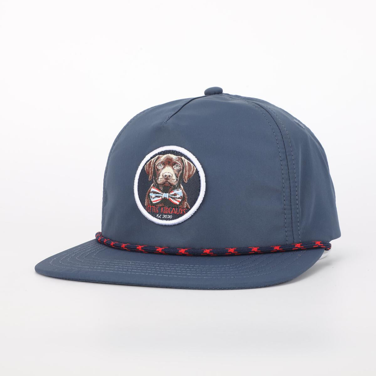 Little Kideauxs Patriotic Pup Rope Hat Youth