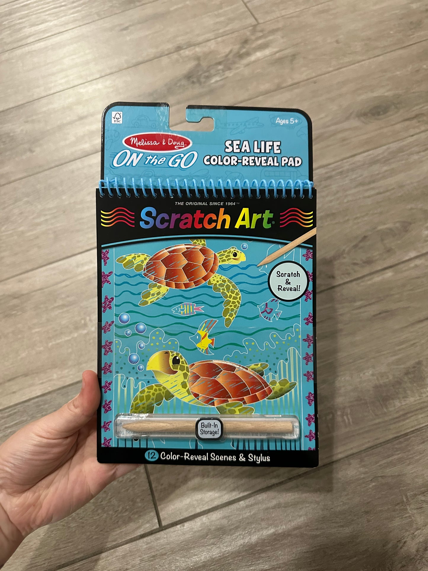 Melissa and Doug Scratch Art Turtles