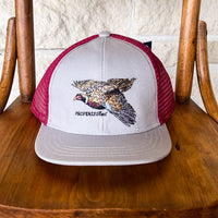 Properly Tied Pheasant Trucker Hat