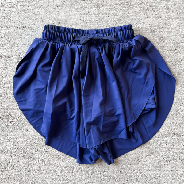 Navy Athletic Butterfly Short