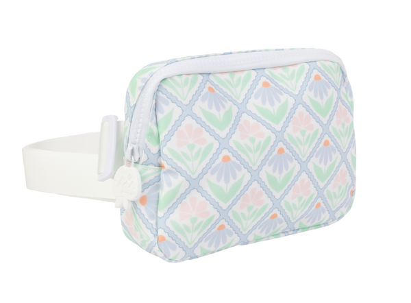 Apple Of My Isla Pastel Floral Belt Bag