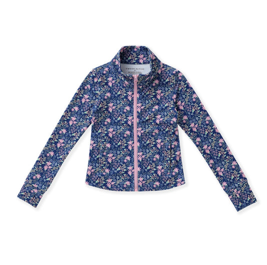 Swoon Baby Active Navy Floral Jacket