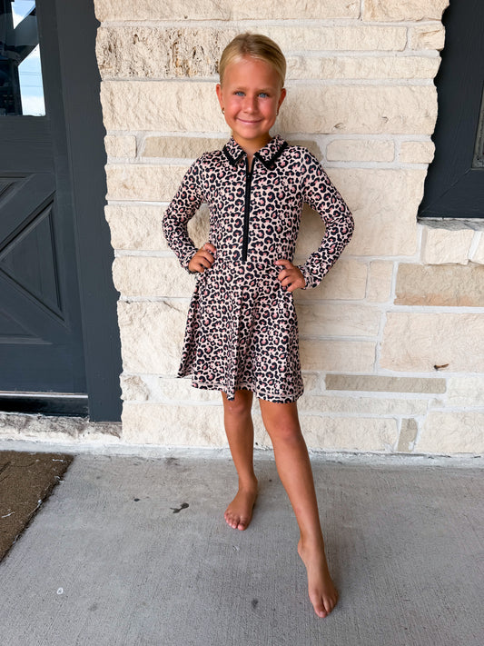 Swoon Baby Active Leopard Tennis Dress