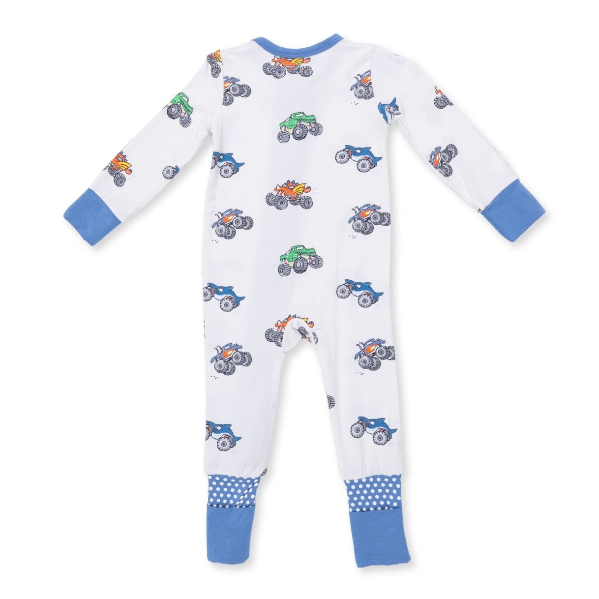 Angel Dear Monster Trucks Playsuit