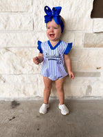 Royal Girl Baseball Bubble