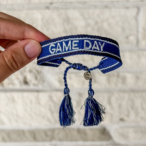 Game Day Embroidered Bracelet