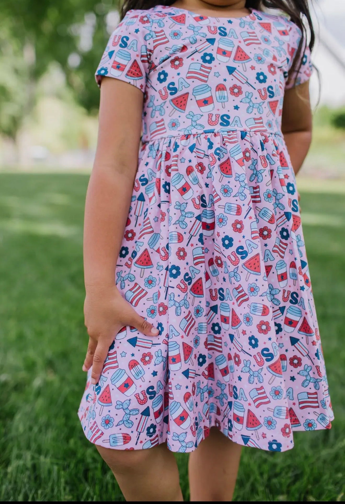 Ollie Jay Pink Celebration Twirl Dress