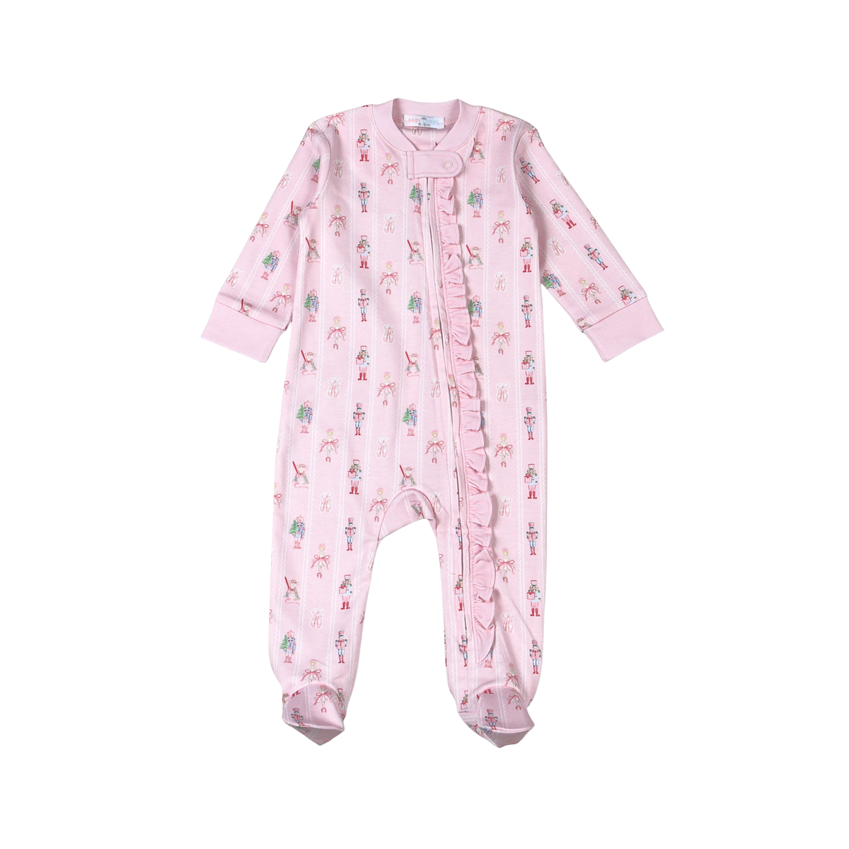 Baby Loren Pink Nutcracker Footie