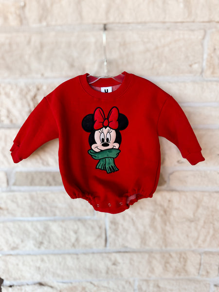 Merry Minnie Embroidered Bubble