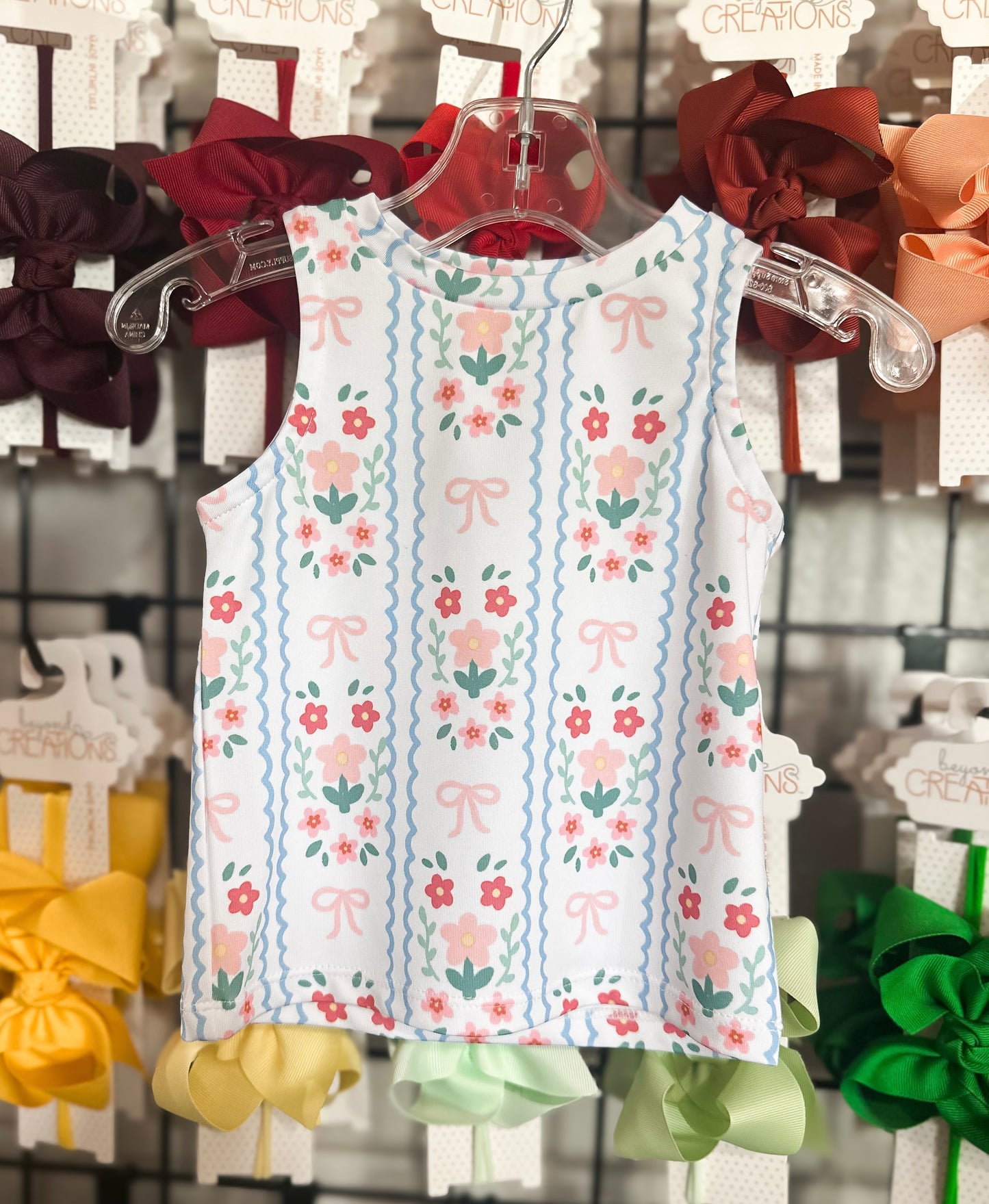 Honesty Floral Bow Tank