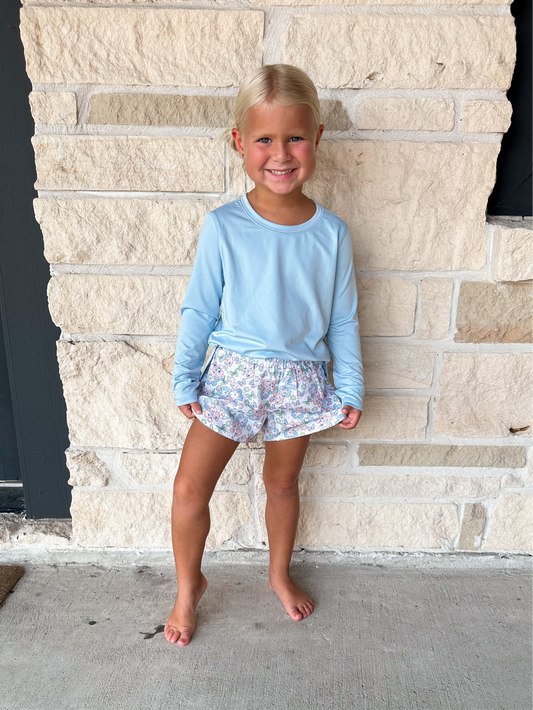 Honesty Floral Butterfly Short