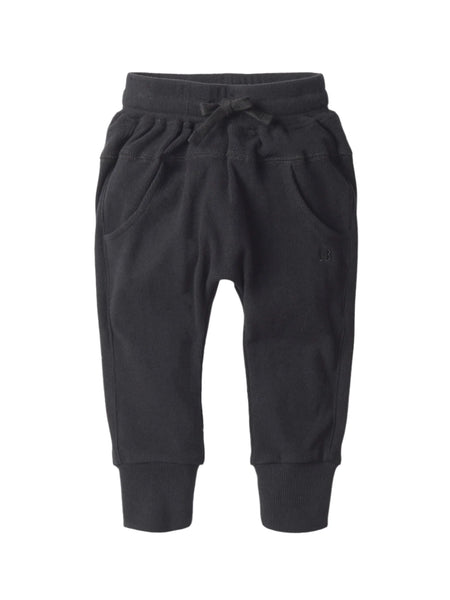 Little Bipsy Ribbed Jogger - Black