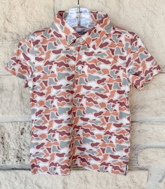 Meripex Safari Camo Performance Polo