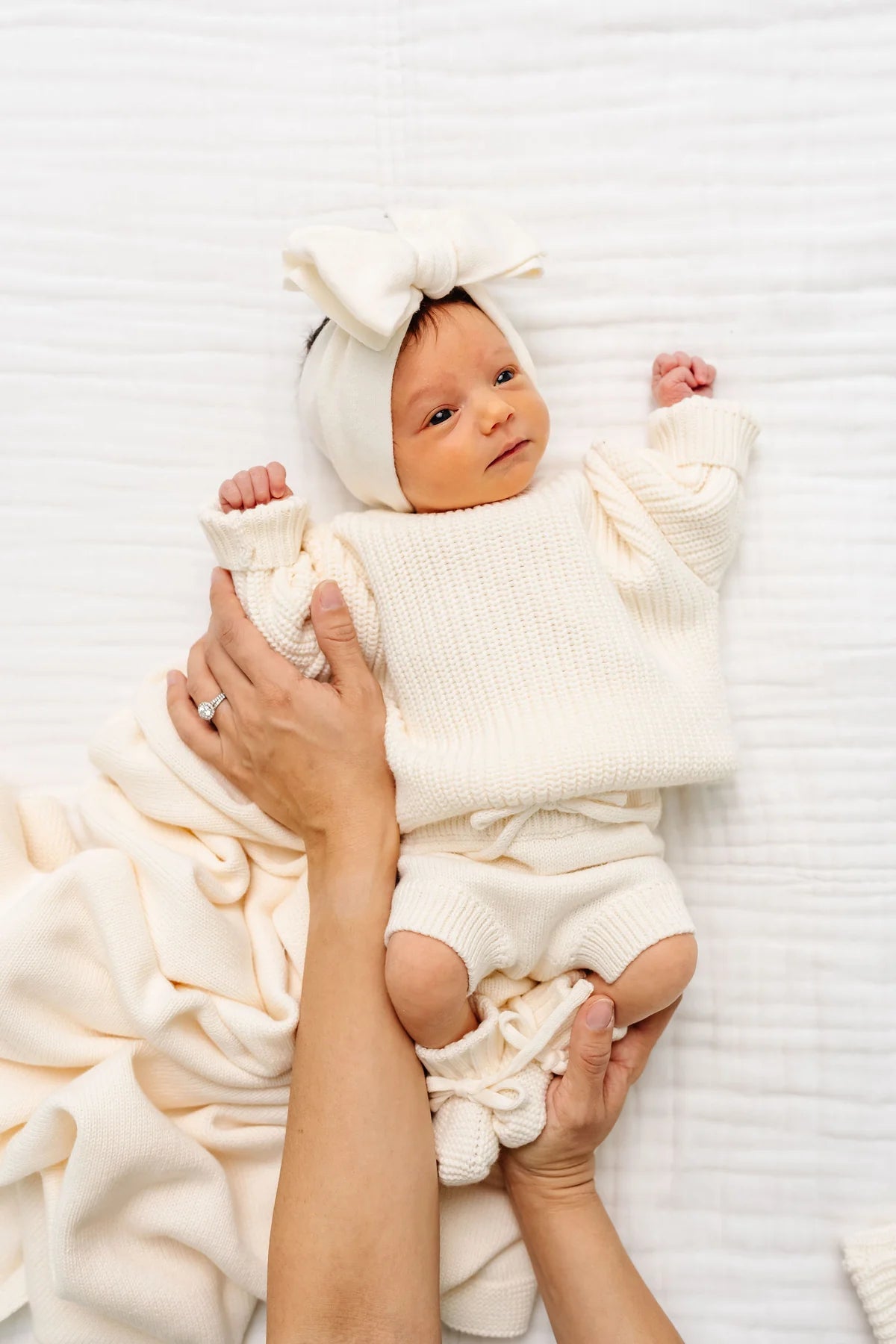 Lou Lou Ivory Knit Bummie
