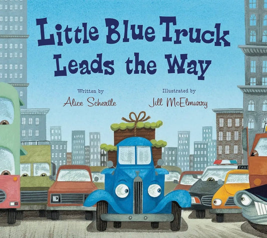 Little Blue Truck Leads The Way Book
