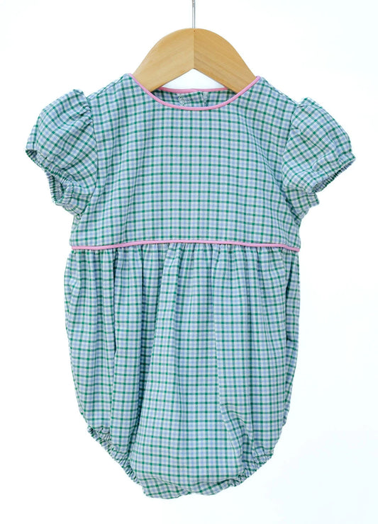 Ruth & Ralph Evergreen Frost Plaid Bubble