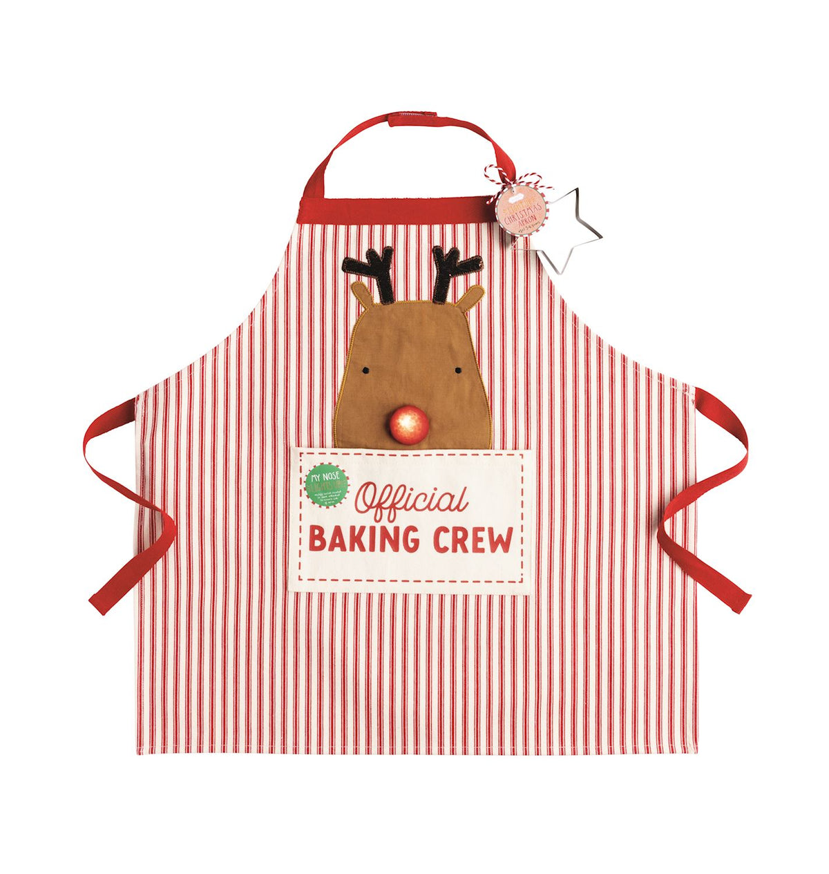 Mud Pie Reindeer Light Up Apron