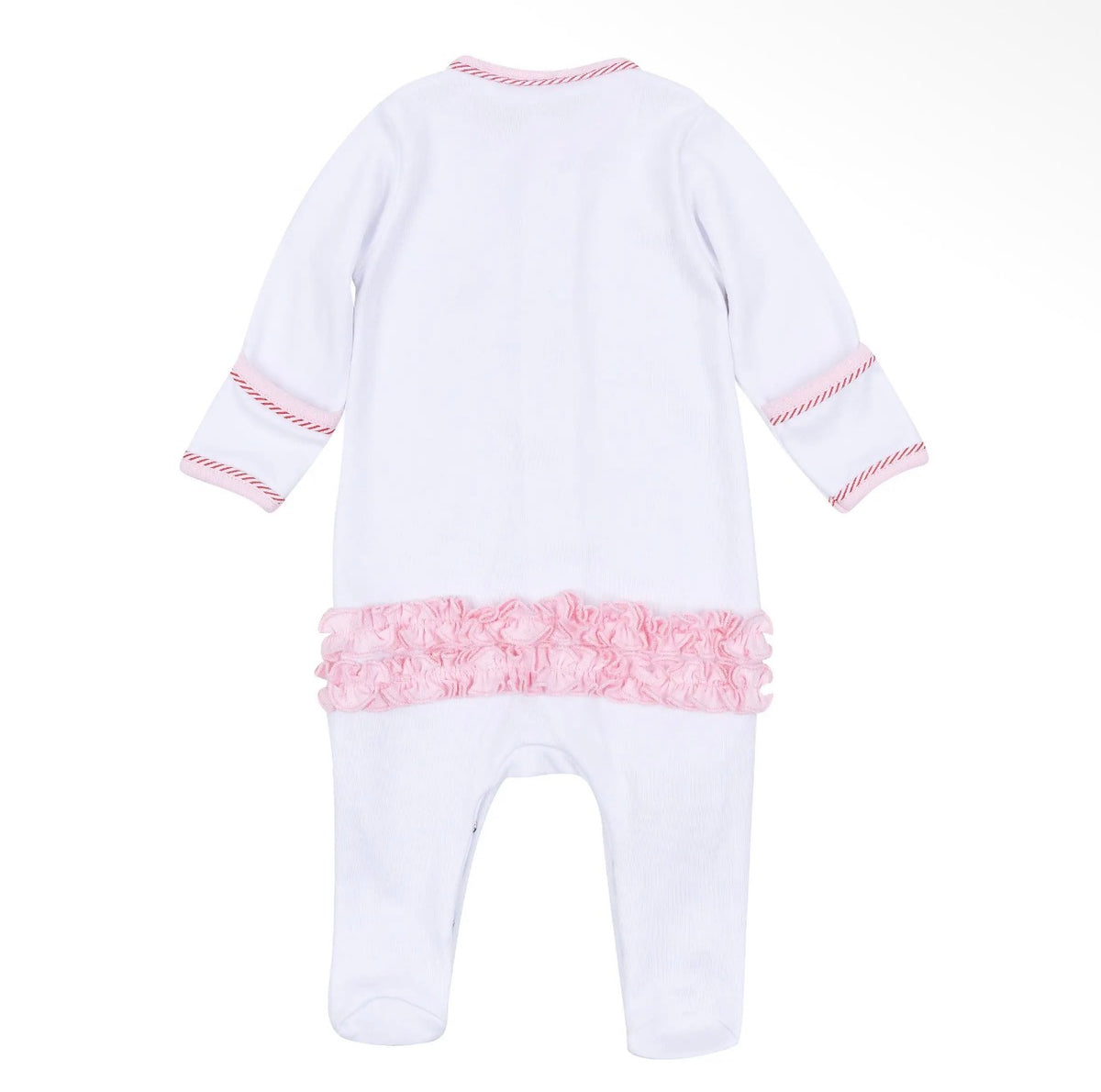 Magnolia Baby Jolly Ribbons Ruffle Footie