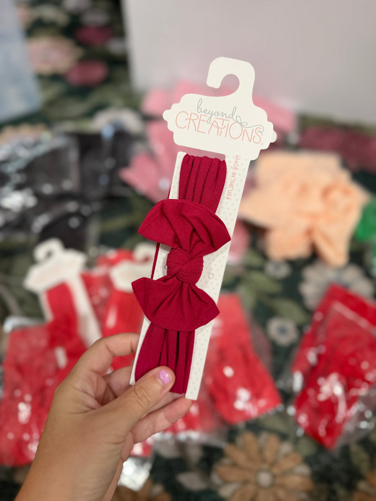 Sale Bows Cranberry