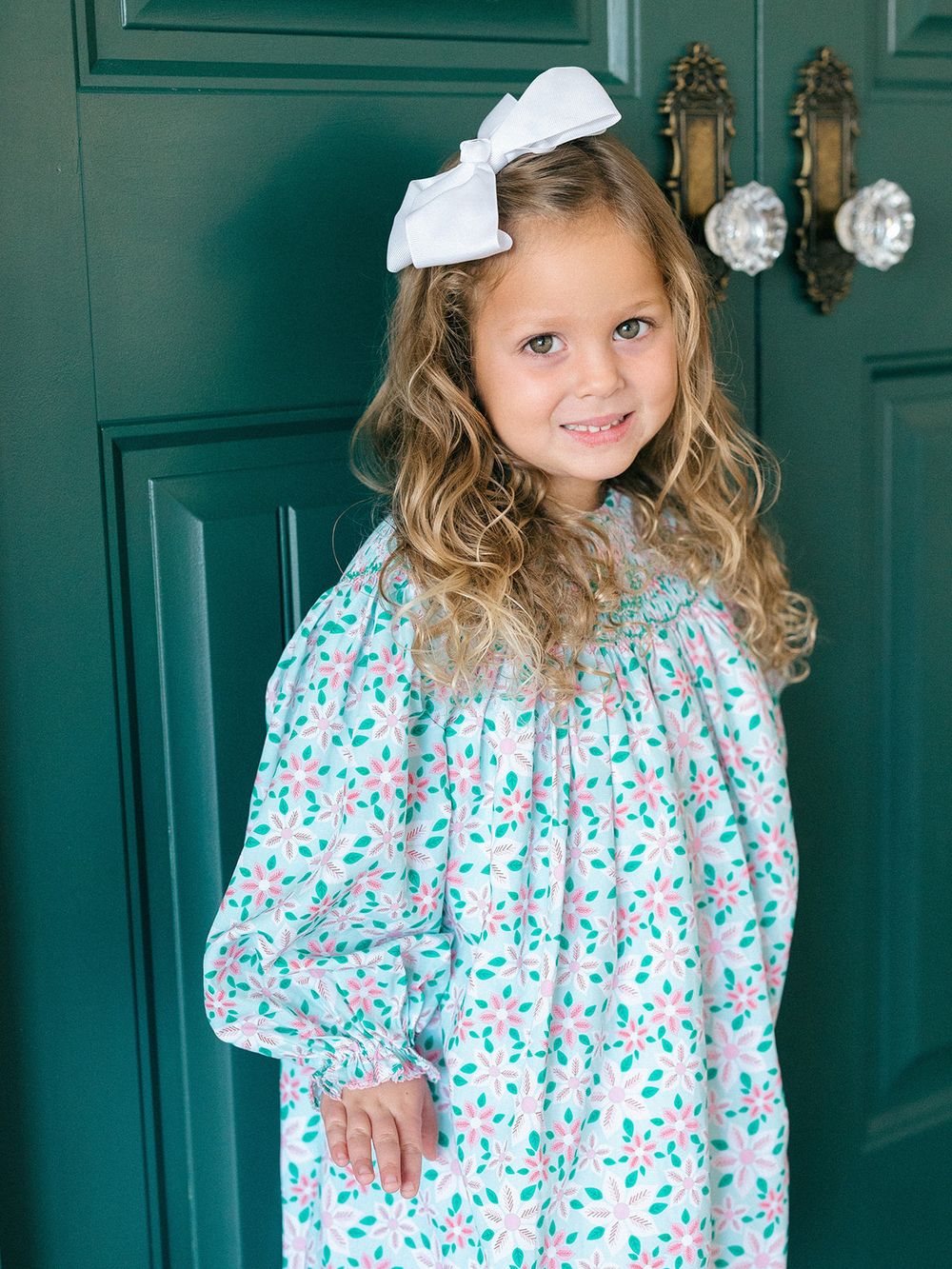 Poppy Kids Floral Wreath Dress