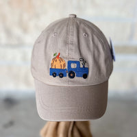 Mud Pie Khaki Pumpkin Patch Hat