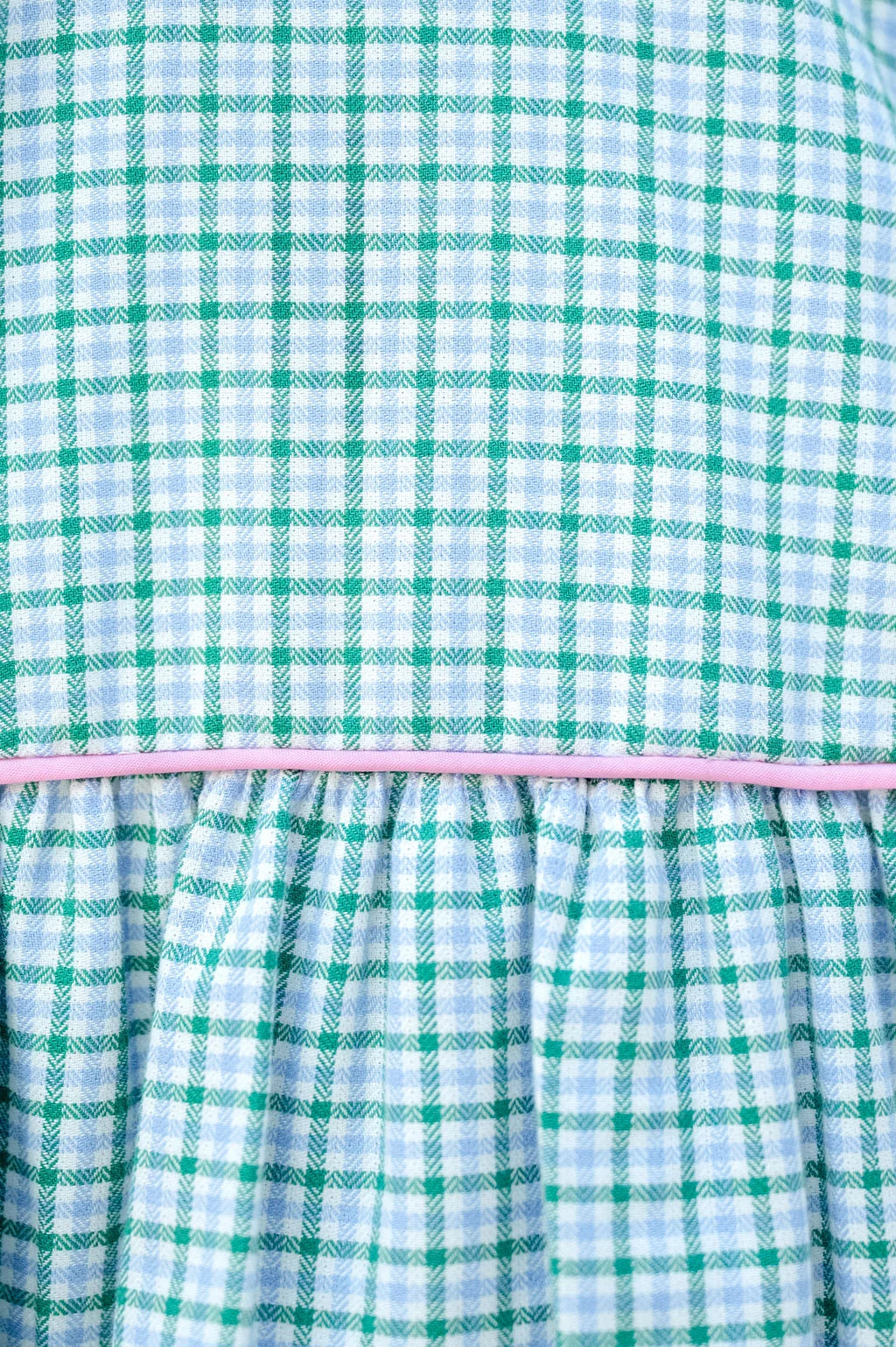 Ruth & Ralph Evergreen Frost Plaid Bubble