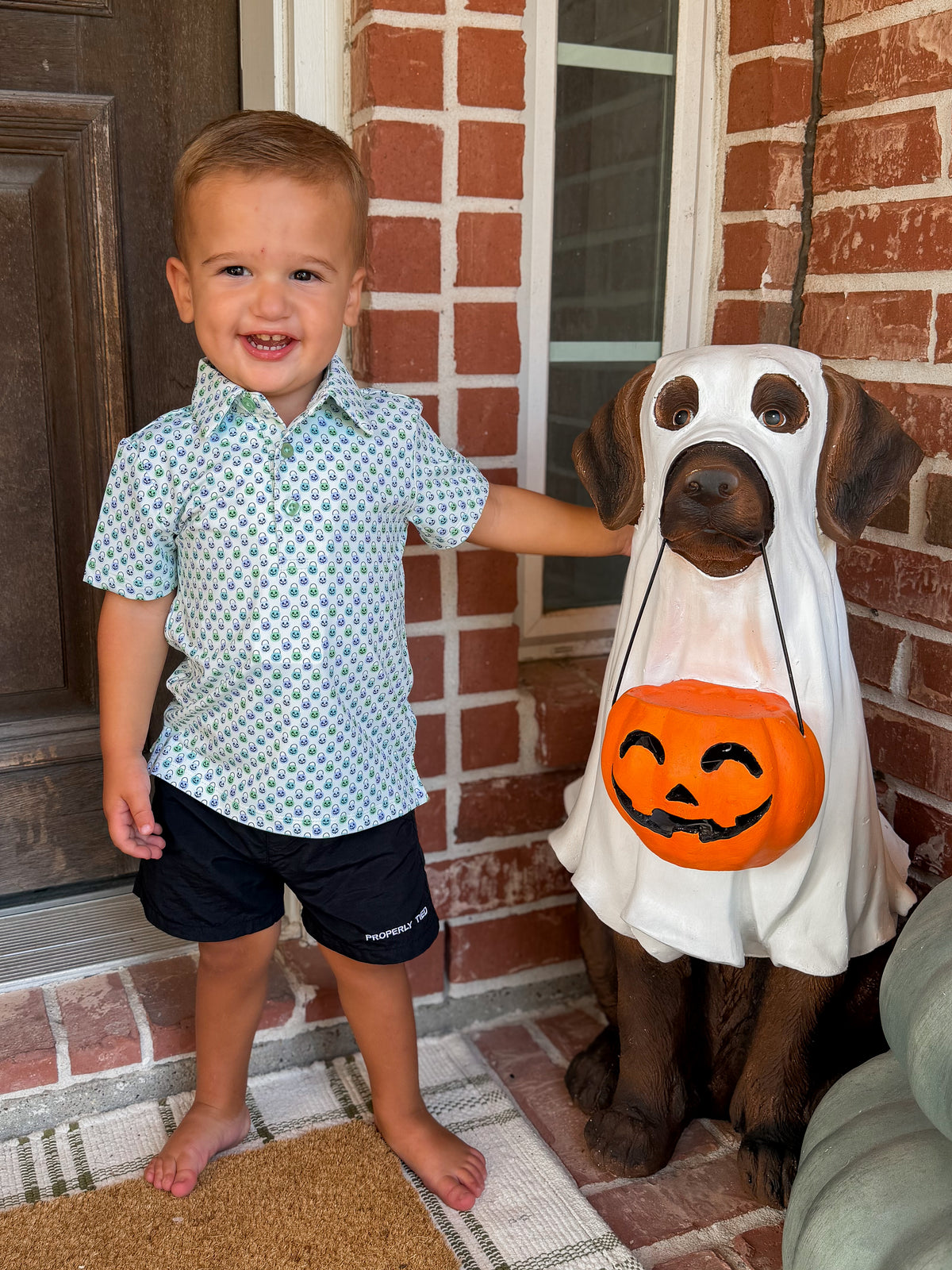 Poppy Kids Halloween Bucket Polo