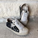 Shu Shop Paula Black Glitter Sneaker