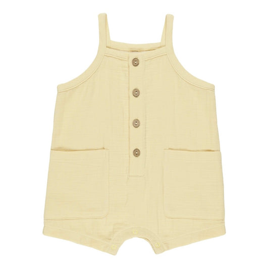 Quincy Mae Yellow Romper