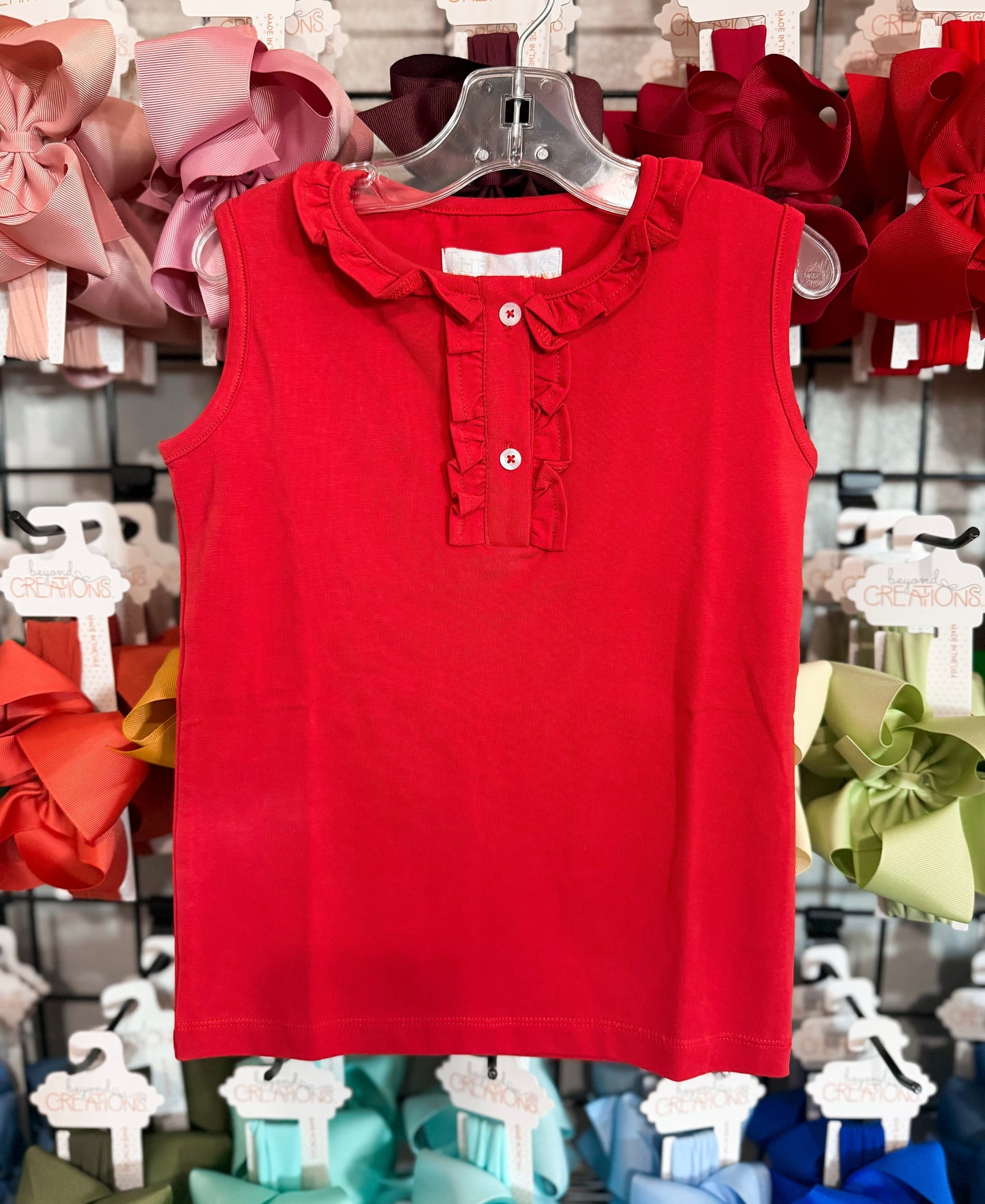 The Oaks Lucy Schoolyard Red Shirt