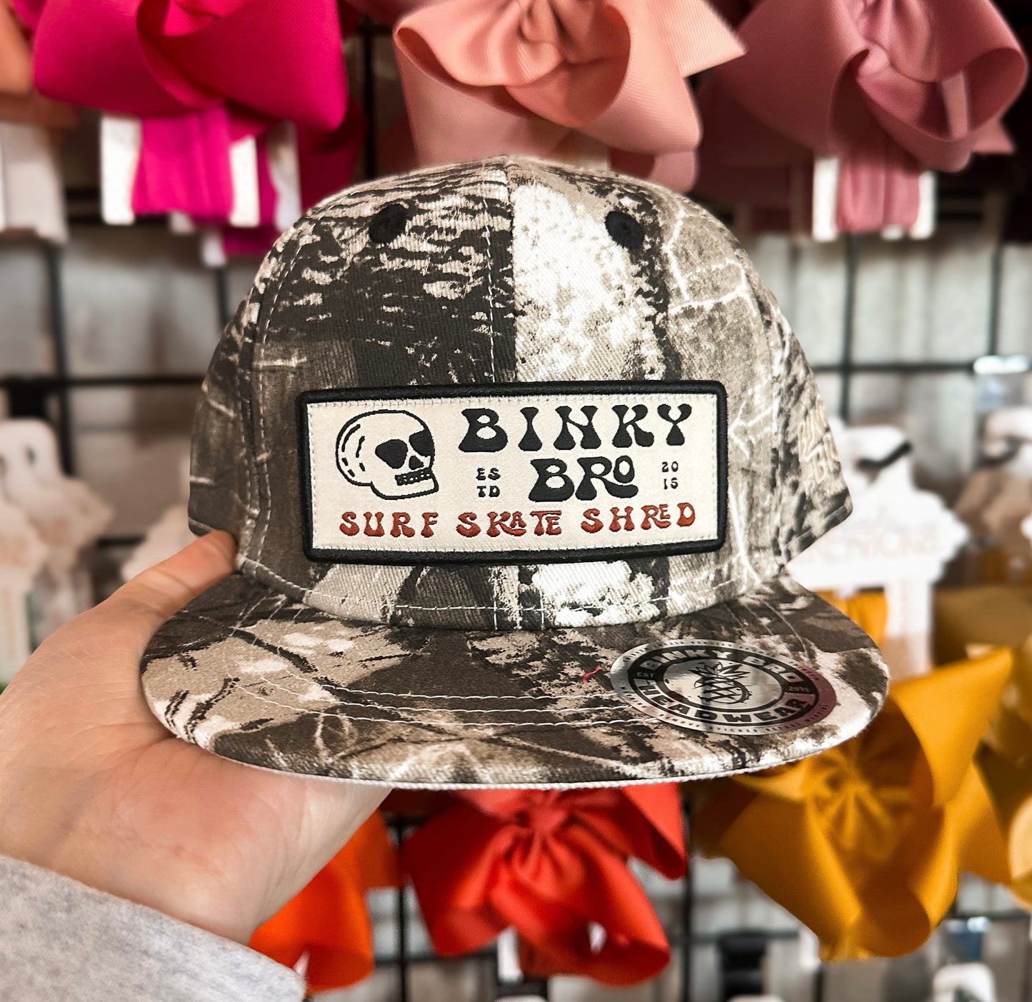 BinkyBro Skull Camo Hat