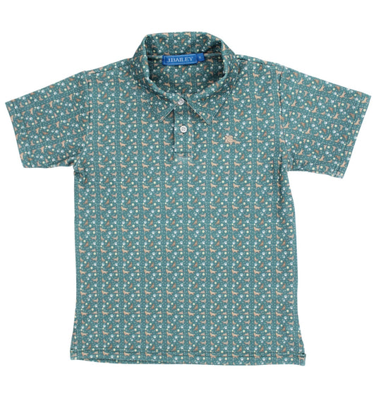 J. Bailey Golden Retriever Performance Polo