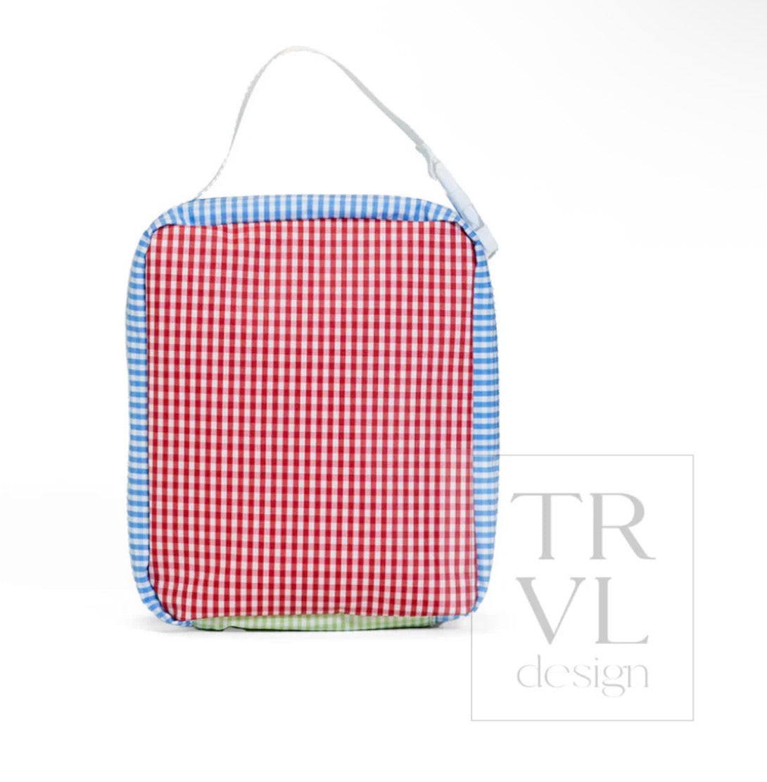 TRVL Blue Patch Lunchbox