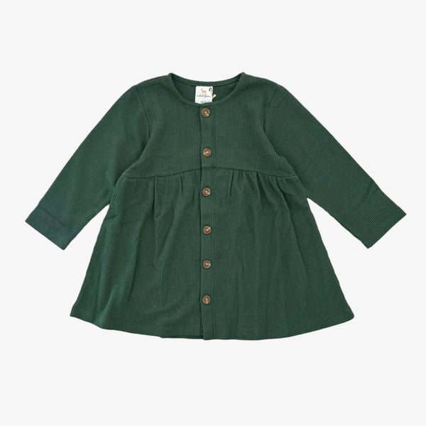 Velvet Fawn Green Mabel Dress