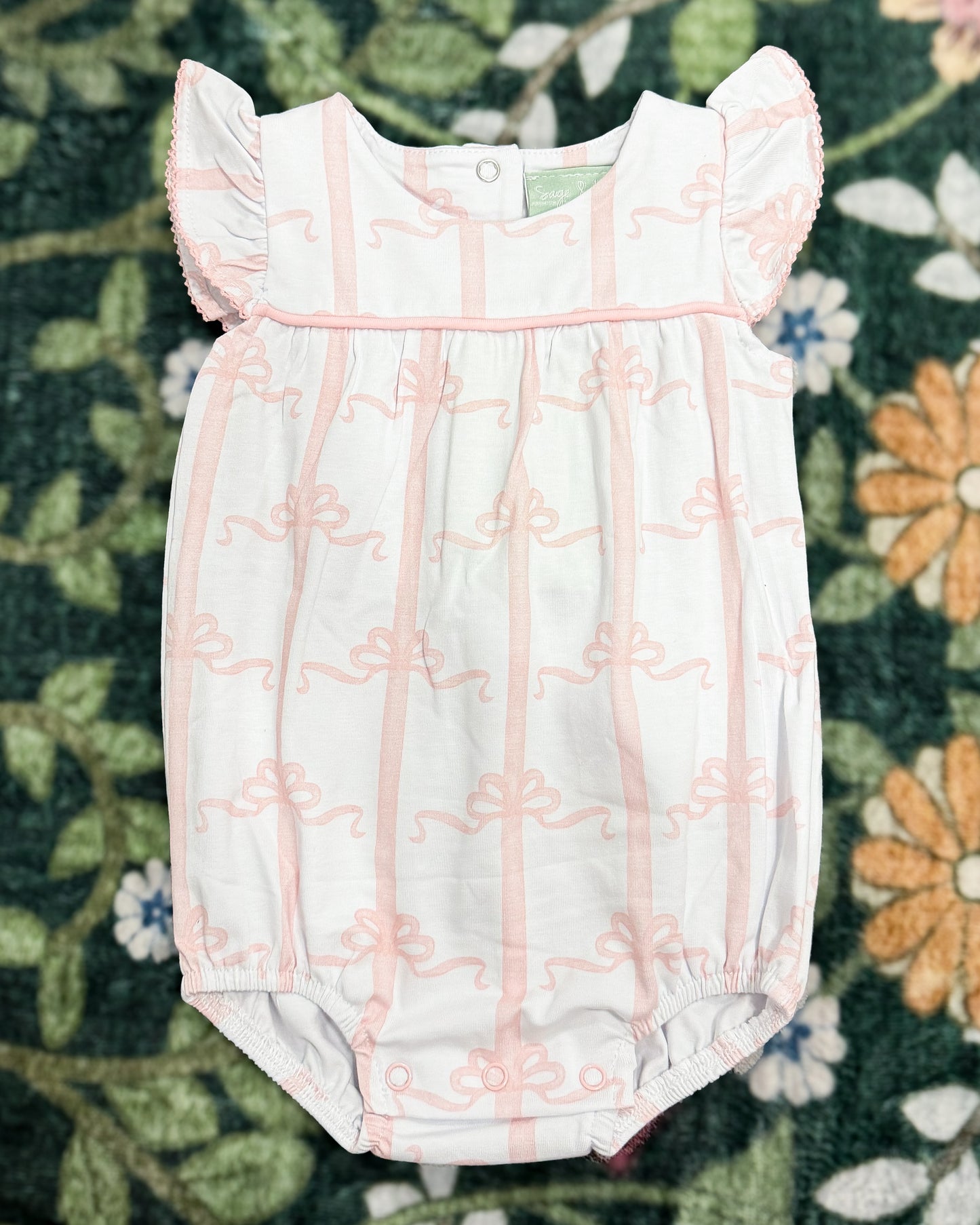 Sage & Lilly Pink Bow Bubble