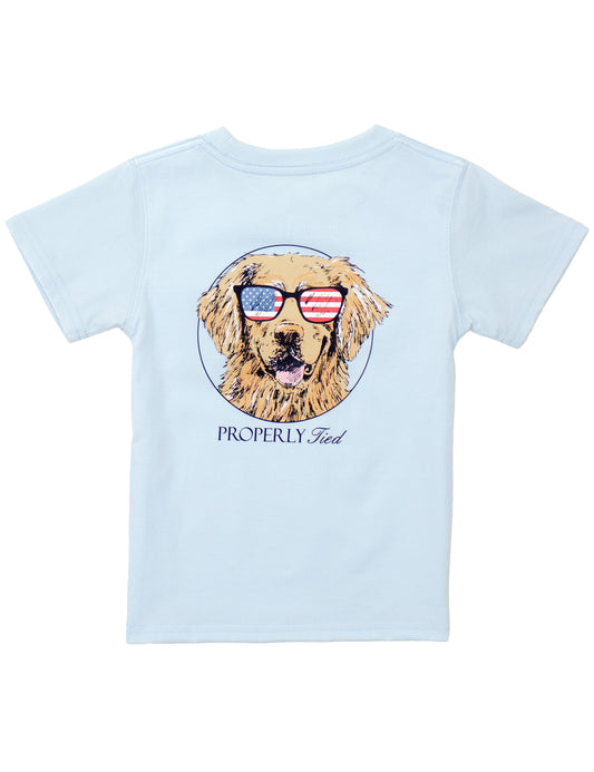 Properly Tied Patriot Dog Tee