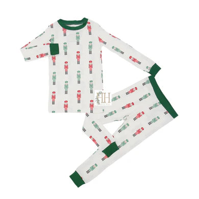 Hamner Hill Red+Green Nutcracker PJ Set