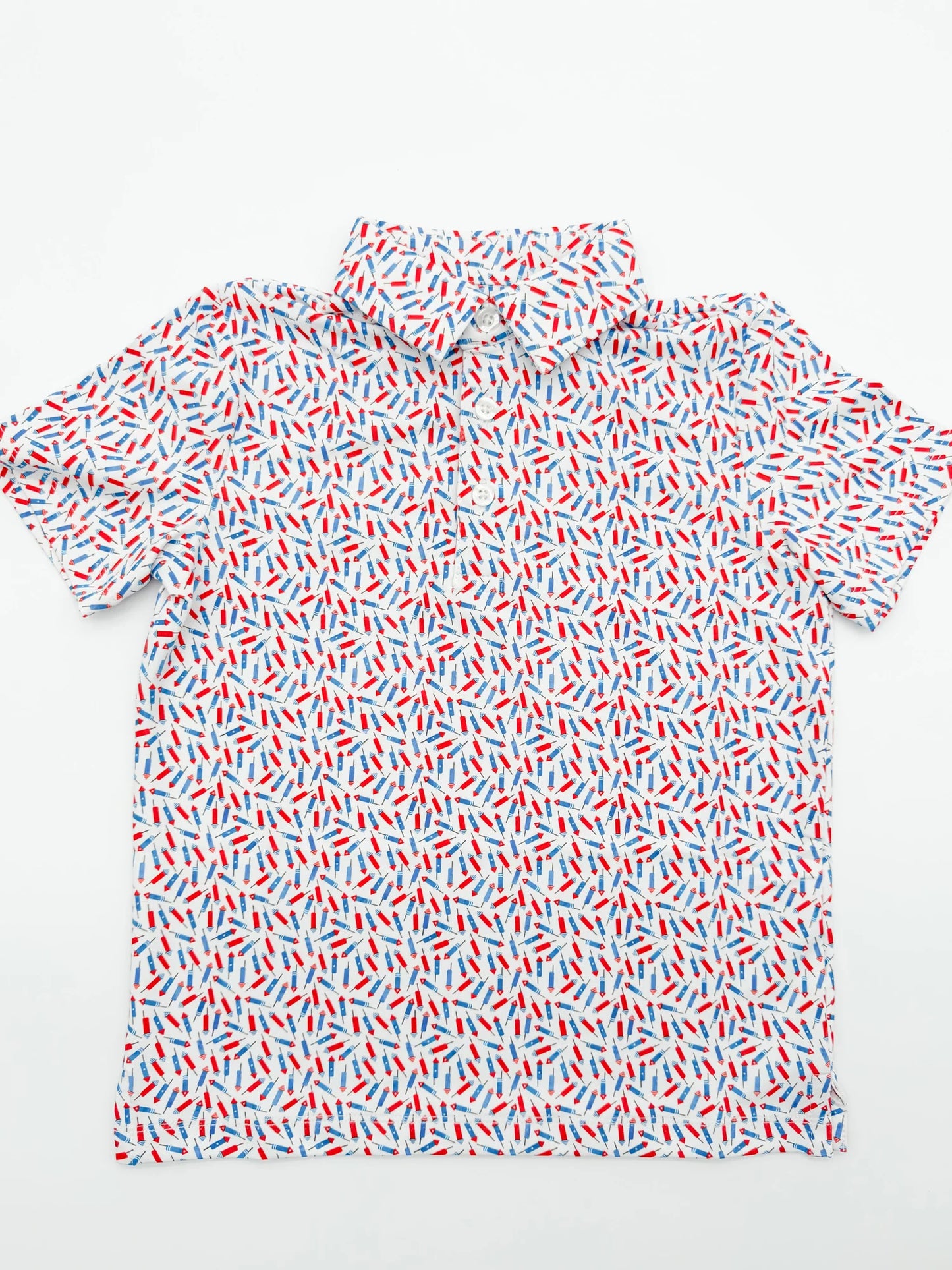 Poppy Kids Fireworks Polo