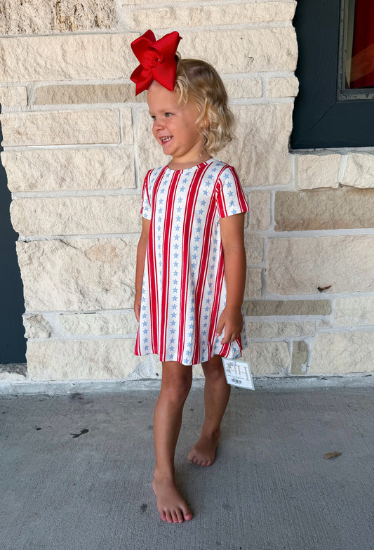 Hamner Hill Stars & Stripes Dress