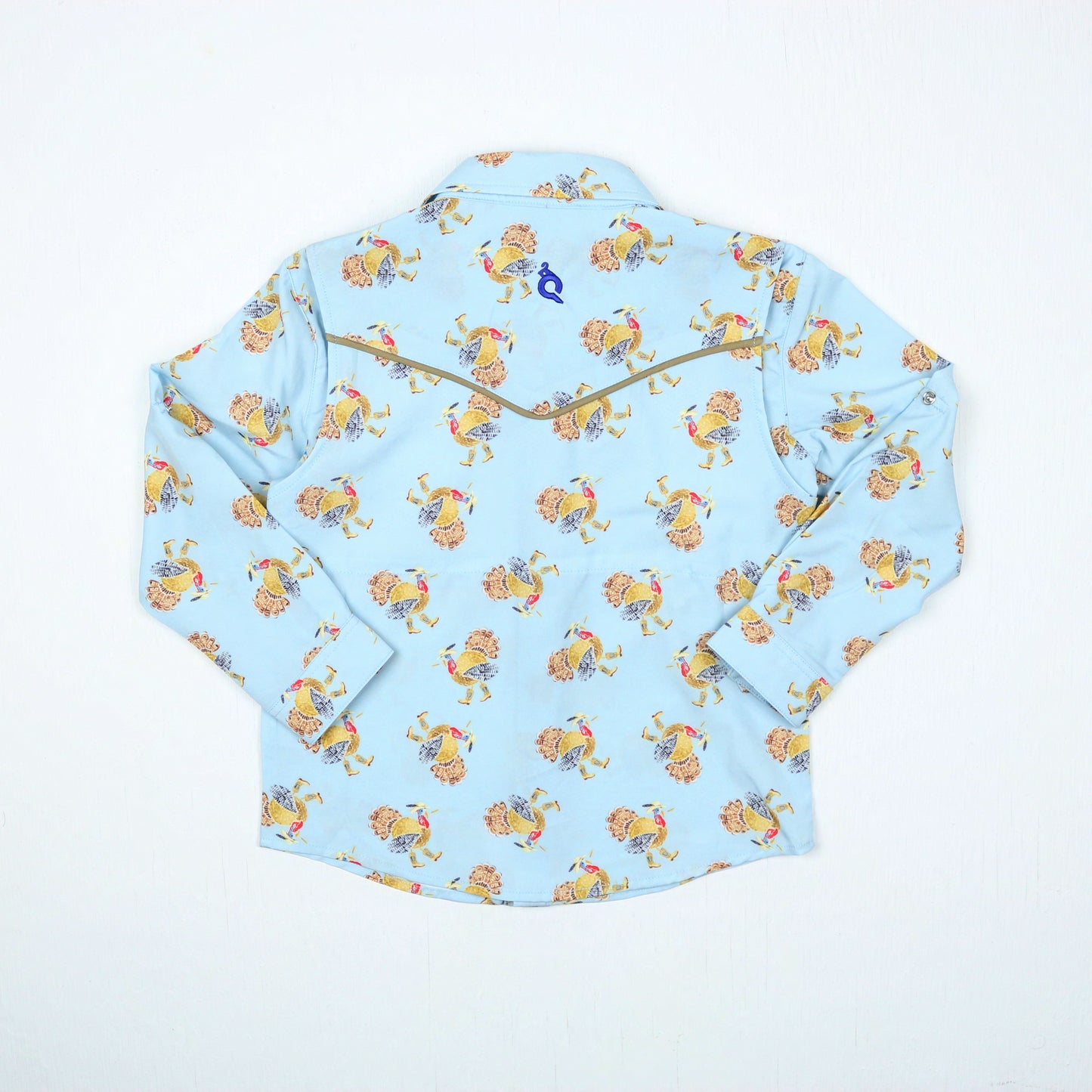 Blue Quail Turkeys LS Pearl Snap Shirt