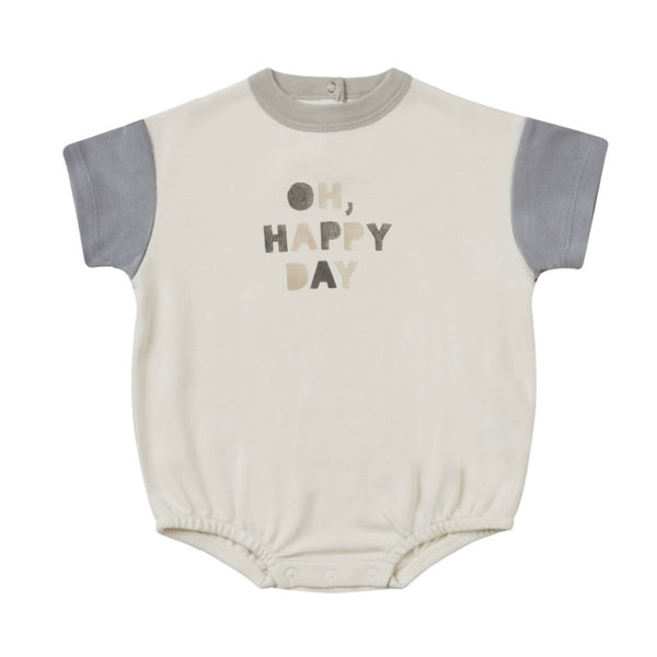 Quincy Mae Oh, Happy Day Bubble Romper