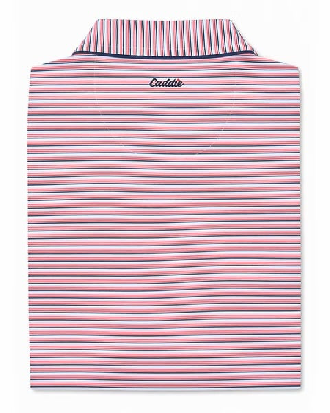 Caddie Independence (Red + Blue) Performance Polo