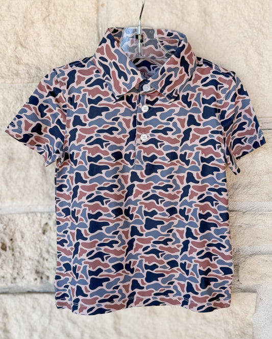 Meripex River Camo Performance Polo